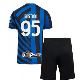 Inter Milan Alessandro Bastoni #95 Heimtrikot 2024-25 Kurzarm (+ kurze hosen)